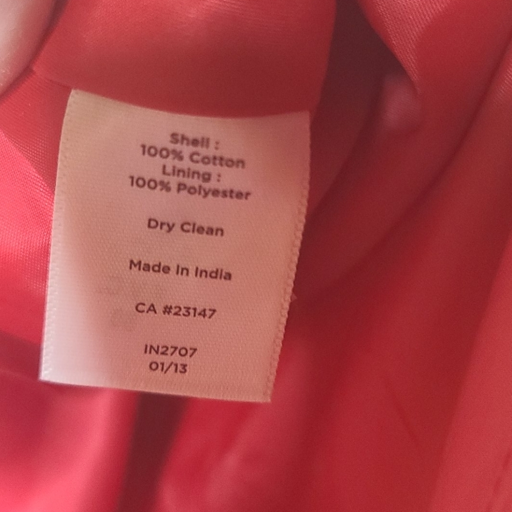 NWT Talbots A-line red white skirt sz 2P petite - Picture 5 of 5